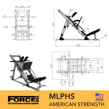 Load image into Gallery viewer, Force USA Monster Ultimate Leg Press Hack Squat Combo