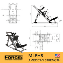 Load image into Gallery viewer, Force USA Monster Ultimate Leg Press Hack Squat Combo
