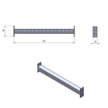 Load image into Gallery viewer, Force USA 3FT Cross Bar Lasercut
