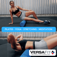 Load image into Gallery viewer, VersaFit Flooring - EVA Jigsaw Flooring Tile 1m x 1m x 10mm - Black
