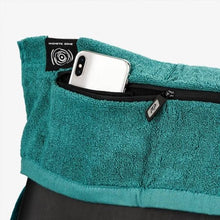 Load image into Gallery viewer, PTPFit Towel X (Teal/Grey) w/ Magnet
