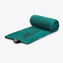 Load image into Gallery viewer, PTPFit Towel X (Teal/Grey) w/ Magnet
